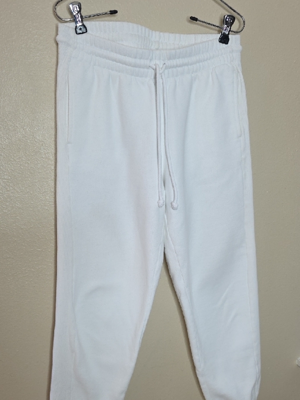 Aritzia White Drawstring Jogger Sweatpants - Picture 6 of 11